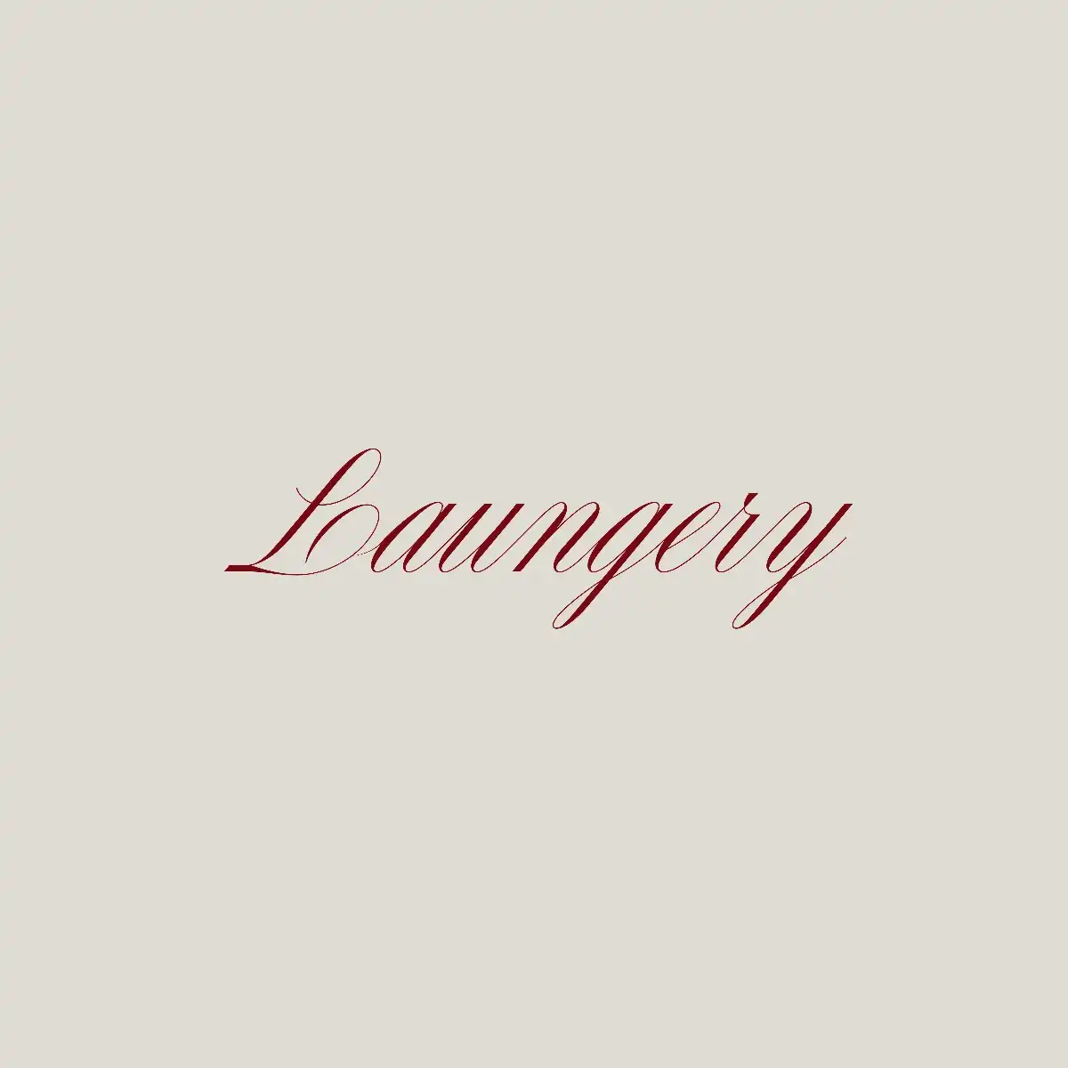 Schriftzug der Dessous-Marke Laungery
